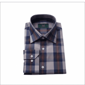 Plaid Multicolor Fitted Cotton Shirt